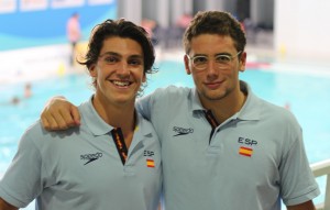 Alfonso López-Sáez Muñoz y Miquel Linares Torras (porteros de la Selección))