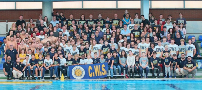 Foto de familia del Waterpolo Sevilla-Grupo Ceres