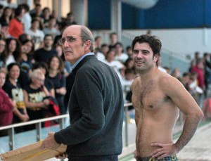 Peter Cutino, con Víctor Calderón