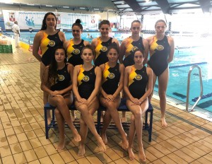 Las juveniles del Waterpolo Sevilla Grupo Ceres